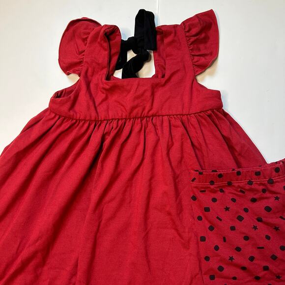 Omi Jo Well Dressed Wolf Deck The Halls American Beauty Tunic Set 4Y - Picture 2 of 6